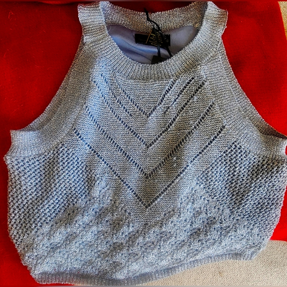 HOUSE OF HARLOW METALLIC TANK